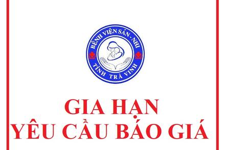 Gia hạn yêu cầu báo giá gói thầu sửa chữa đường ống nước cho hệ thống rửa tay thủ thuật